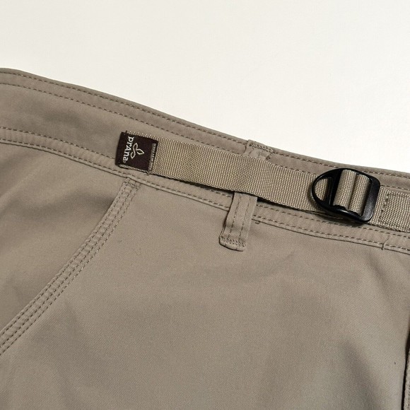 Prana Mens Pants Mens 38 x 30 Brown Breathe Side Leg Pocket Hiking Trail - Picture 10 of 16